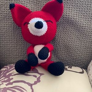 Crocheted Red Fox
